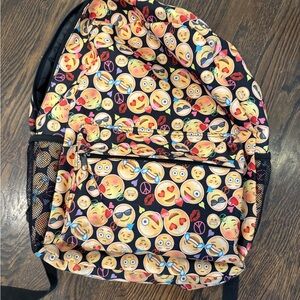 Emoji Print Backpack